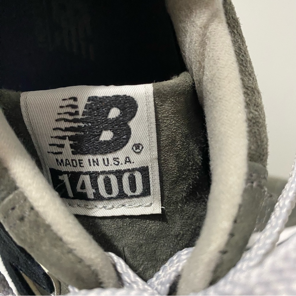 New Balance for J.Crew 1400 sneakers, military grey, men's size 7 US - Picture 7 of 12